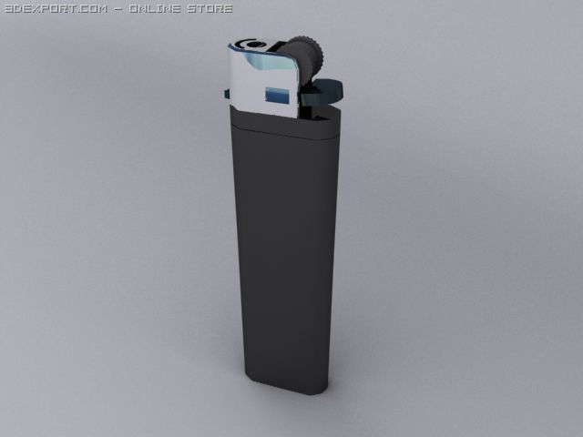 lighter 3D 모델 .c4d .max .obj .3ds .fbx .stl .blend 