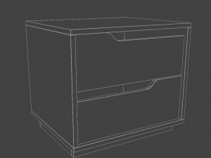 Bedside table 3Dモデル