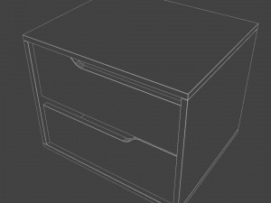 Bedside table 3Dモデル