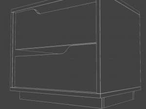 Bedside table 3D Model