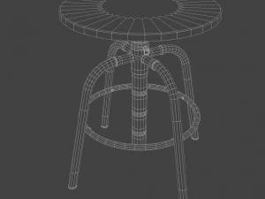 Chair stool 3D Model