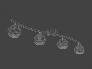 Lumin&aacute;ria de teto Modelo 3D