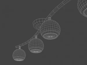 Lumin&aacute;ria de teto Modelo 3D