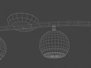 Lumin&aacute;ria de teto Modelo 3D