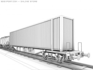trainset 3D Модель