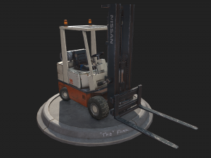 forklift - pbr textured and video game ready 3D Model
