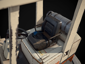 forklift - pbr textured and video game ready 3D Model
