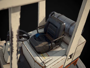 empilhadeira - pbr texturizada e pronta para videogame Modelo 3D