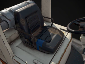 empilhadeira - pbr texturizada e pronta para videogame Modelo 3D