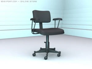 オフィスチェア 3Dモデル