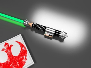 luke skywalkers rotj lightsaber Model 3D