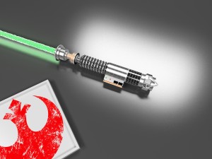 luke skywalkers rotj lightsaber Model 3D