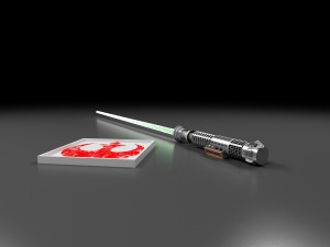 luke skywalkers rotj lightsaber Model 3D