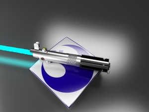 luke skywalkers esb lightsaber Model 3D