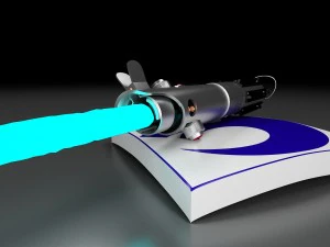 luke skywalkers esb lightsaber 3D Model