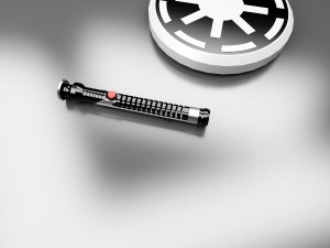 qui-gon jinn tpm lightsaber 3D Model