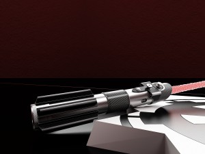 darth vader anh lightsaber Model 3D