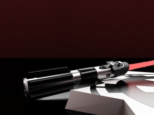 darth vader anh lightsaber Model 3D