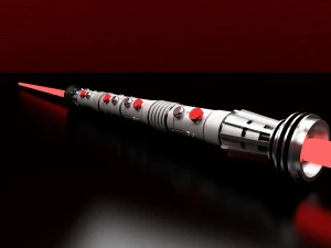 darth maul tpm lightsaber 3D Model