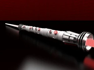 darth maul tpm lightsaber 3D Model