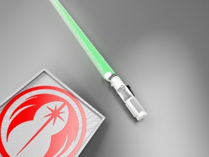 yoda aotc and rots lightsaber Modelo 3D