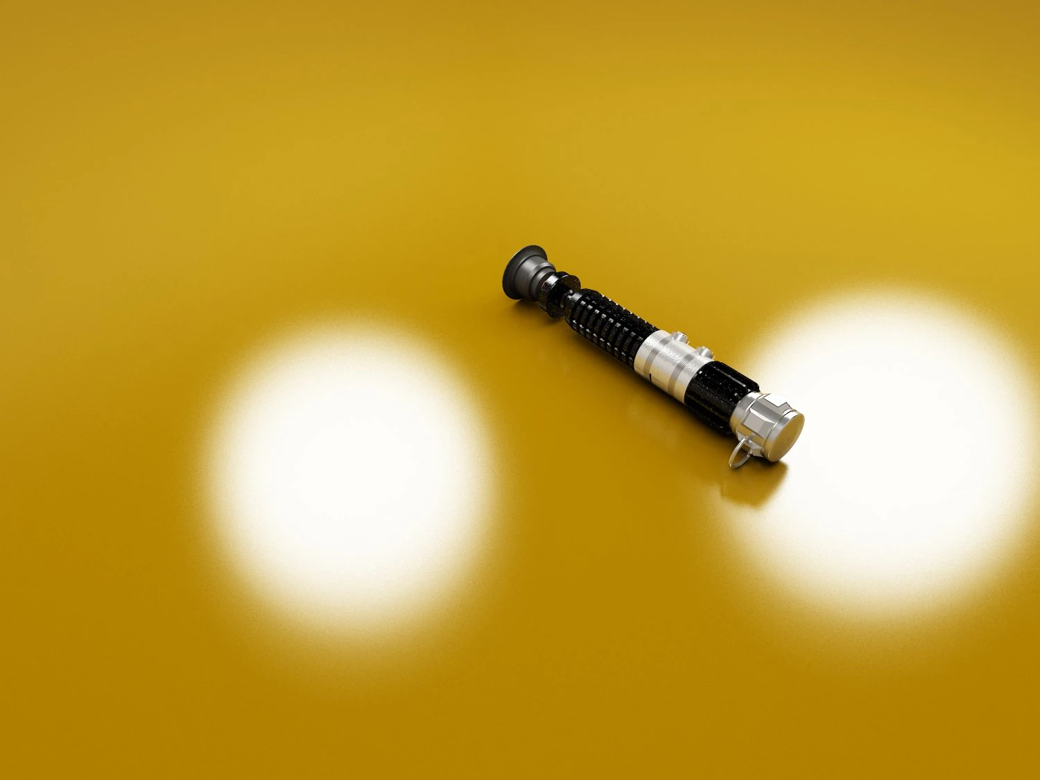 obi-wan kenobi anh lightsaber 3D Model .c4d .max .obj .3ds .fbx .stl .blend 