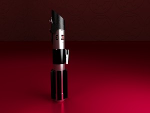 darth vader esb lightsaber 3D Model
