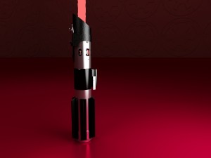 darth vader esb lightsaber 3D Model