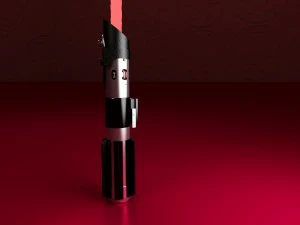 darth vader esb lightsaber 3D Model