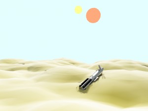 luke skywalkers anh lightsaber Model 3D
