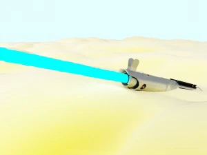 luke skywalkers anh lightsaber 3D Model