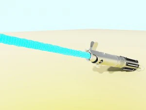 luke skywalkers anh lightsaber 3D Model