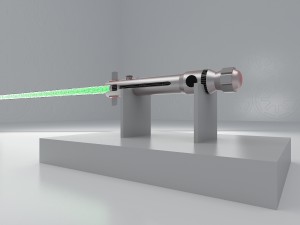 ahsoka lightsaber Model 3D