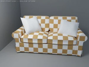 divano ektorp Modello 3D