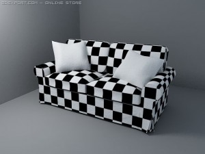 sofa ektorp 3D Model