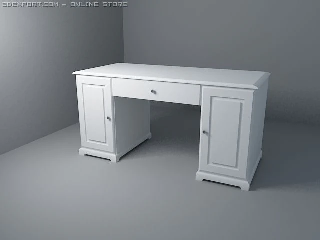 desk liatorp 3D Model .c4d .max .obj .3ds .fbx .stl .blend