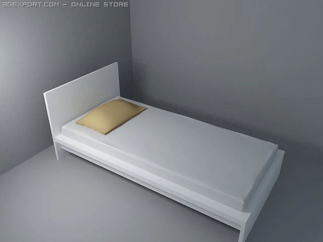 crib malm 3D Model .c4d .max .obj .3ds .fbx .stl .blend