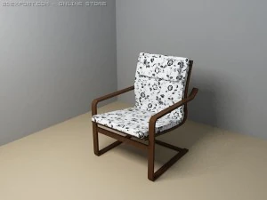 armchair poeng 3D Model