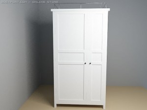 closet xemnes Modello 3D