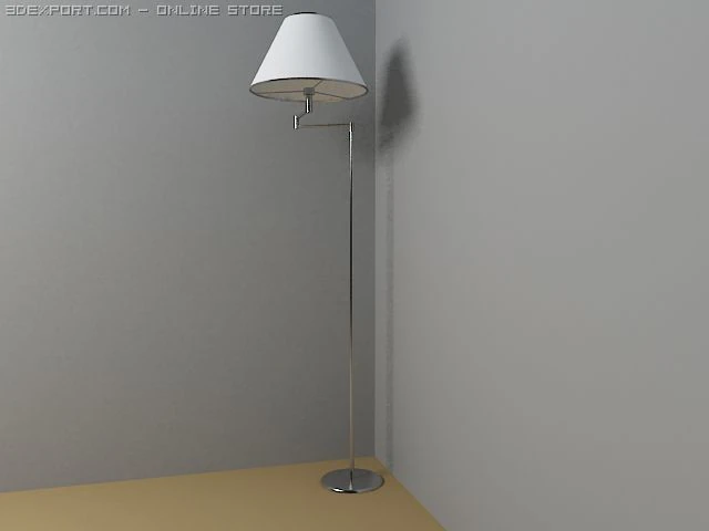 floorlamp gones 3D Model .c4d .max .obj .3ds .fbx .stl .blend 