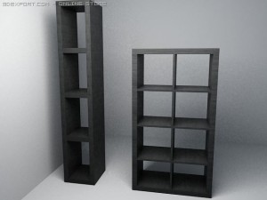 shelves lakk and ekspedit 3Dモデル