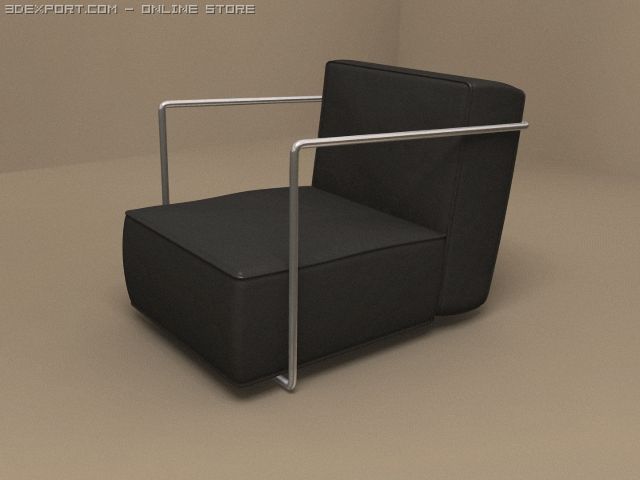 abc armchair 3D Model .c4d .max .obj .3ds .fbx .stl .blend 