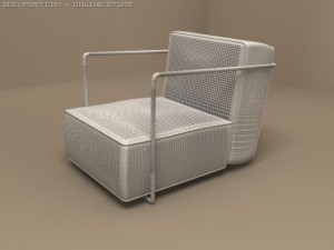 abc armchair 3D Model