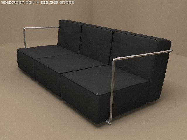 abc sofa 3D Модель .c4d .max .obj .3ds .fbx .stl .blend 