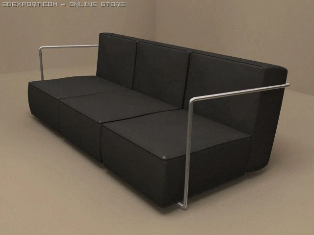 abc sofa 3D Model .c4d .max .obj .3ds .fbx .stl .blend 