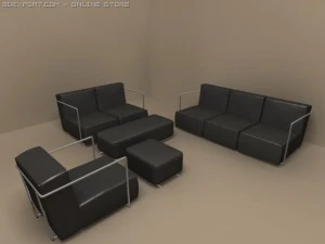 collezione abc di flexform Modello 3D