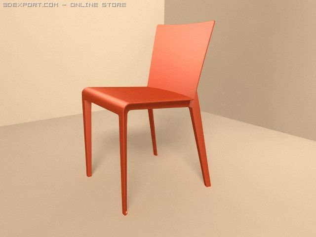 moltenic alfa chair 3D Model .c4d .max .obj .3ds .fbx .stl .blend 