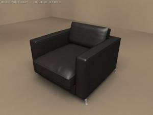 flexform armcair bob Modèle 3D