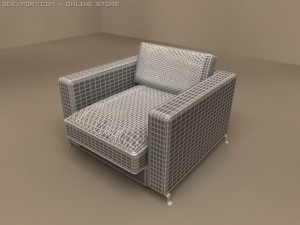 flexform armcair bob 3D Model