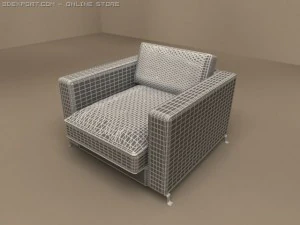 flexform armcair bob 3D Model